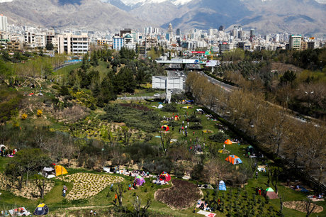 روز طبیعت در تهران - پارک آب و آتش